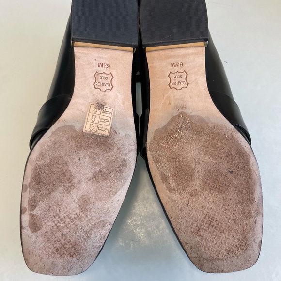 Tory Burch - Sydney Backless Loafers - Black - Size 6.5 - Picture 7 of 8